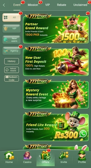 777Stake.Bet Game Bonuses