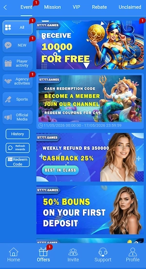 ST777 Game Bonuses